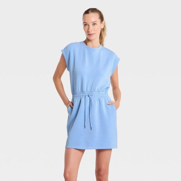 All In Motion Tops - Women's Airy Sleek Dress - All In Motion Light Blue L